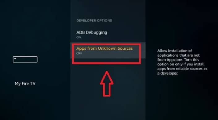 enable Apps from unknown sources