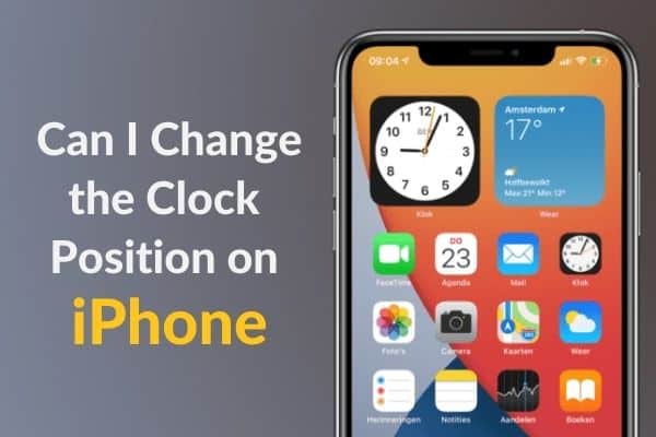 How Can I Change Clock Position on iPhone