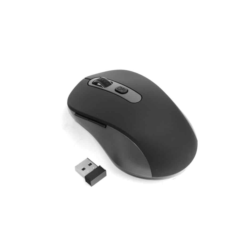 Computer,Wireless,Mouse,On,White,Background