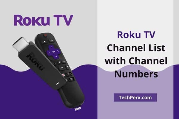 Roku TV Channel List with Numbers Channel Lineup