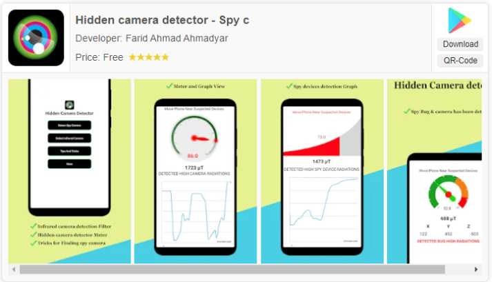 Hidden Camera Detector – Spy Camera Finder